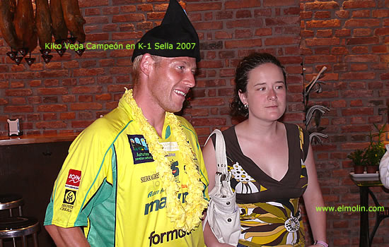 Campeón del Sella 2007 en K-1 Senior. 2007